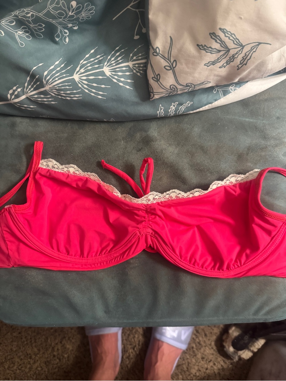 New Maaji Cherry Crush Karl Unmolded Bikini Top - Picture 5 of 7